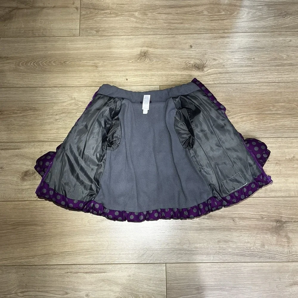 Carters Puffer Coat‎ 36 Months Purple Polka Dot Winter Warm Padded Jacket